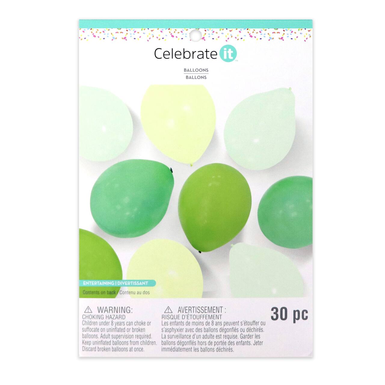 12&#x22; Green &#x26; Yellow Balloons by Celebrate It&#x2122; Summer, 30ct.
